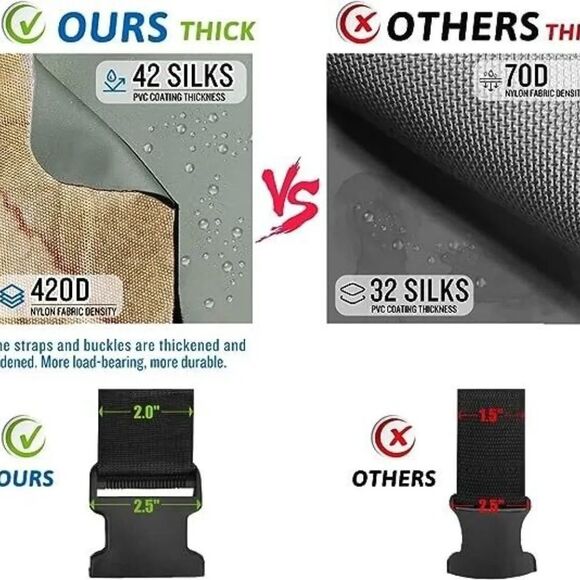 SaphiRose Unisex Black Nylon Waterproof Bootfoot Chest Wader Size M7/W9 SU253 - Picture 3 of 6